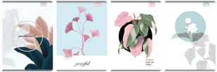 ZESZYT A5/80k. kratka FLOWER - Zeszyty szkolne - miniaturka - grafika 1