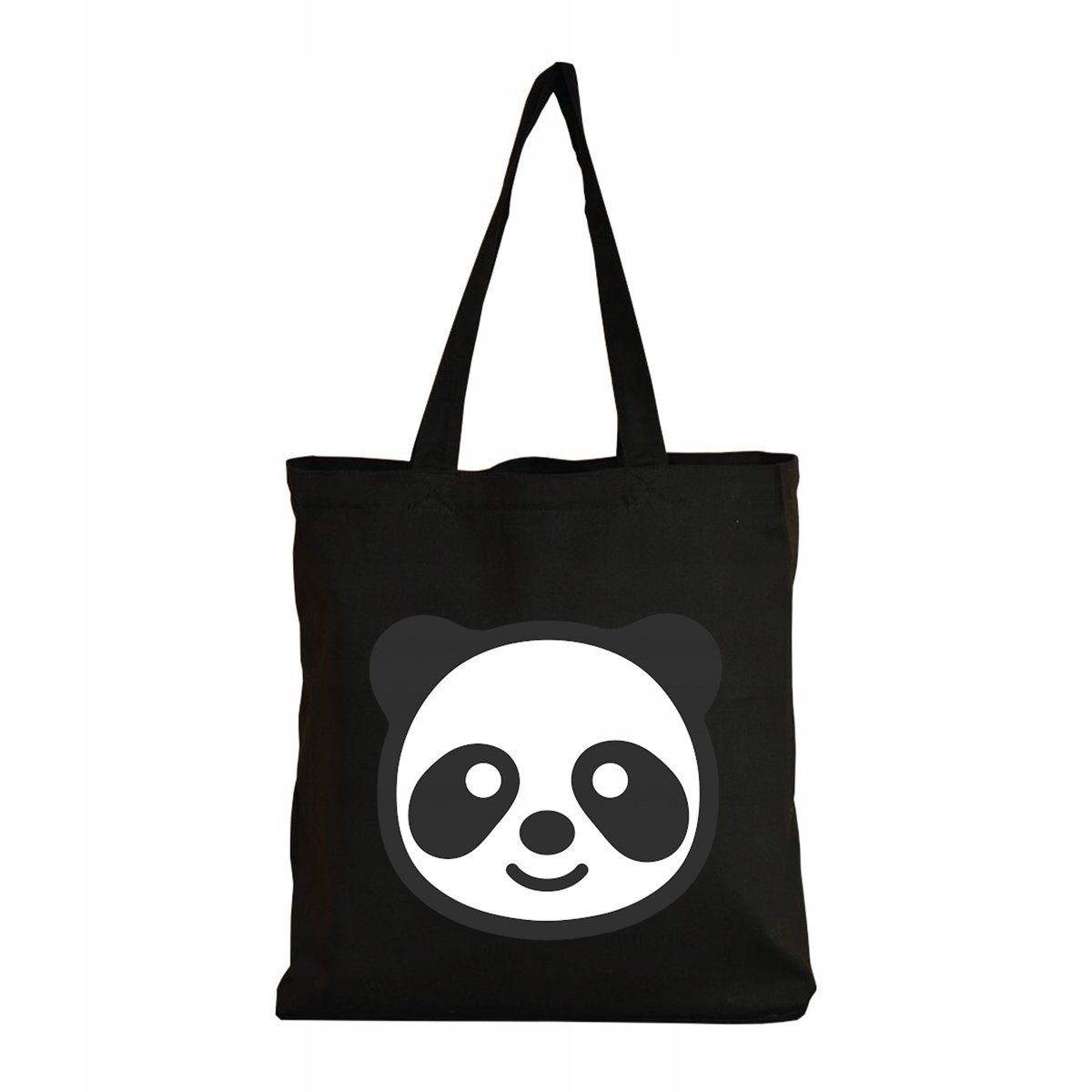 Eko Torba na ramię Zakupy Shopper Torebka Bawełniana Panda Misiu Emotka #2