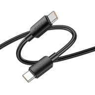 Kable USB - HOCO kabel Typ C do Typ C Hyper Power Delivery 100W X96 1m czarny - miniaturka - grafika 1