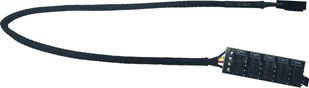 Nanoxia 4-pin - 4-pin x5, Czarny 336213 - Kable komputerowe i do monitorów - miniaturka - grafika 1