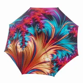 Parasole - Parasol damski PREMIUM Doppler Manufaktur Boheme Primavera automatyczny długi - miniaturka - grafika 1