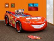 Łóżka dla dzieci i młodzieży - Łóżko autko McQueen ABS z materacem - miniaturka - grafika 1