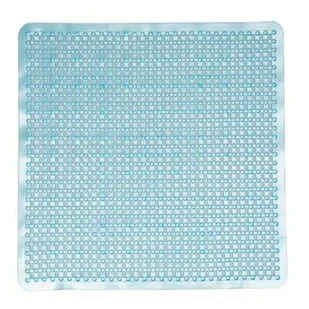 Mata do prysznica Ramsi 53 x 53 cm niebieski - Maty antypoślizgowe - miniaturka - grafika 1