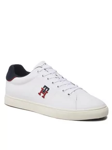 Tommy Hilfiger Sneakersy Core Vulc Varsity Monogram FM0FM04350 Biały - Sneakersy męskie - miniaturka - grafika 1