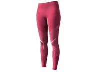 Spodnie sportowe damskie - CRIVIT Legginsy funkcyjne damskie, bezszwowe (XS(32/34), Czerwony) - miniaturka - grafika 1