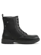 Buty dla chłopców - Geox Botki Jr Eclair J169QQ 00054 C9999 D Czarny - miniaturka - grafika 1