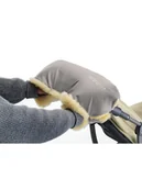 Akcesoria do wózków - Hofbrucker Ocieplacz w kolorze jasnoszarym do rąk - 55 x 24 cm - miniaturka - grafika 1