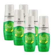 Syropy i koncentraty owocowe - Zestaw Syropów do saturatora SODASTREAM Lemon Lime koncentrat 6 x 440 ml - miniaturka - grafika 1