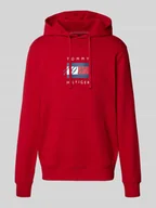 Bluzy męskie - Bluza z kapturem o kroju regular fit z czystej bawełny - miniaturka - grafika 1