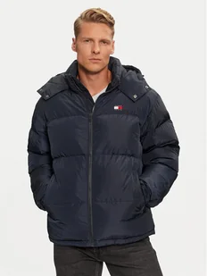 Tommy Jeans Kurtka puchowa Alaska DM0DM19537 Granatowy Loose Fit - Kurtki męskie - miniaturka - grafika 1