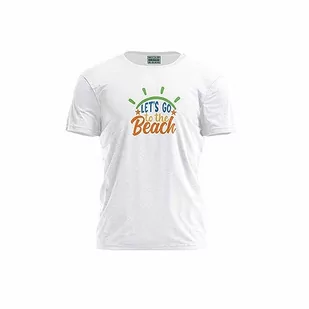 Green Fish, Męski T-shirt z cyfrowym nadrukiem,% 100 bawełna, biały, na co dzień, męskie topy, rozmiar: S, biały, S - Koszulki męskie - miniaturka - grafika 1