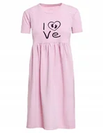 Piżamy ciążowe - KOSZULA NOCNA DAMSKA BAWEŁNIANA CIĄŻOWA DO KARMIENIA MIĘKKA MORAJ S PINK - miniaturka - grafika 1