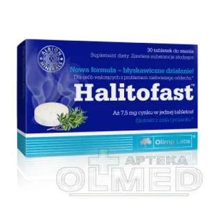 OLIMP LABORATORIES Halitofast tabl.do ssania 30 tabl. - Produkty na nieświeży oddech - miniaturka - grafika 1