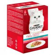 Mokra karma dla kotów - Purina Gourmet Mon Petit Mix rybny 6x50 g) DARMOWA DOSTAWA OD 95 ZŁ! - miniaturka - grafika 1