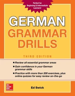 German Grammar Drills, Third Edition [DRM] - E-booki obcojęzyczne - miniaturka - grafika 1