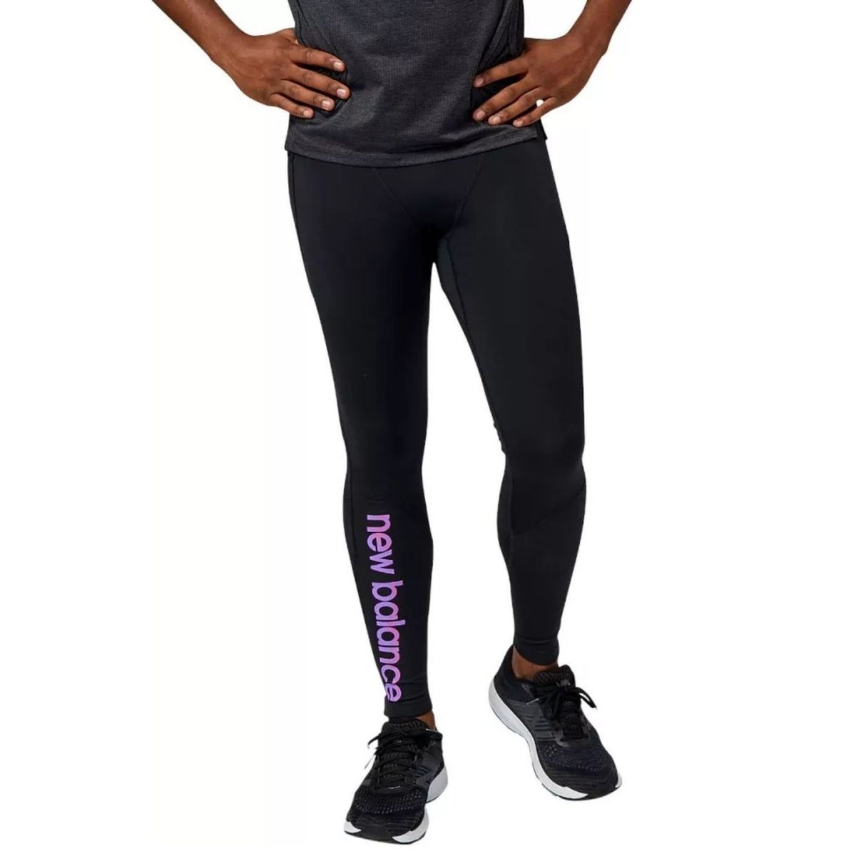 Legginsy męskie New Balance Impact Run AT Tight sportowe treningowe getry-L