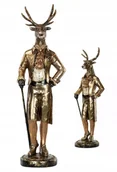 Figurki dekoracyjne - FIGURKA JELEŃ dekoracyjna ozdoba do salonu wysoka na prezent 54cm - miniaturka - grafika 1