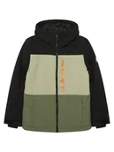 Kurtki narciarskie - Quiksilver Kurtka snowboardowa Side Hit EQBTJ03195 Zielony Regular Fit - miniaturka - grafika 1