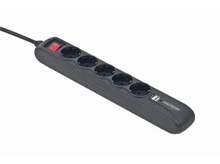 Gembird Listwa zasilająca 1.5 M 5 gniazd + 2x USB 2A SPG5-U2-5 - Listwy zasilające - miniaturka - grafika 2