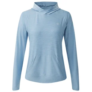 Koszulka damska Dare 2b Sprint Cty Hoodie Rozmiar: XXL / Kolor: niebieski/biały - Koszulki sportowe damskie - miniaturka - grafika 1