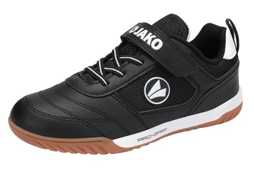 JAKO Unisex dziecięce buty sportowe J-sh Winger Ev, Jet Black White, 40 EU
