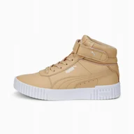 Sneakersy damskie - Buty damskie sneakersy Puma Carina ciepłe sportowe za kostkę modne wysokie - miniaturka - grafika 1