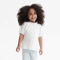 Bluzki dla niemowląt - Reserved - Bluzka z falbanką - złamana biel - miniaturka - grafika 1