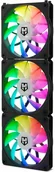 Wentylatory komputerowe - Wentylator Krom Wentylator do Obudowy Nox-Xtreme Easy Link 12 cm 3 Sztuk - miniaturka - grafika 1