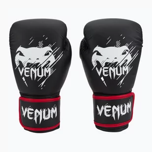 Rękawice bokserskie dziecięce Venum Contender czarne VENUM-02822  4 oz - Rękawice bokserskie - miniaturka - grafika 1