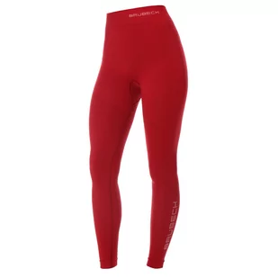 Spodnie Damskie Brubeck Extreme Thermo - Bordowe Xs - Spodnie damskie - miniaturka - grafika 1
