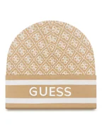 Czapki damskie - Guess Czapka W4BZ21 Z3JD2 Beżowy - miniaturka - grafika 1