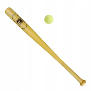 Drewniany Kij Baseballowy Londero 75 Cm Z Piłką Do Tenisa - Baseball, krykiet, palant - miniaturka - grafika 1