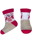 Skarpetki dla dzieci - Skarpetki dziewczęce, mix, sowy, Milusie - MILUSIE - miniaturka - grafika 1