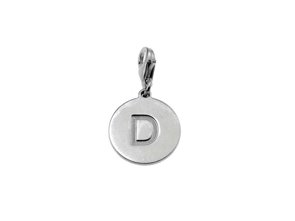 Charms literka D na kółku VERONA (YES Biżuteria)