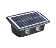 Lampy ogrodowe - Solight WL917 - Solarny kinkiet LED 3,7V IP44 1200 mAh - miniaturka - grafika 1