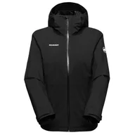 Kurtki i kamizelki sportowe damskie - Kurtka damska Mammut Linard HS Thermo Hooded Jacket Women Rozmiar: S / Kolor: czarny - miniaturka - grafika 1