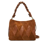 Torebki damskie - Torebka Coccinelle T66 Boheme New Geomet Patch E1 T66 58 01 01 Brązowy - miniaturka - grafika 1