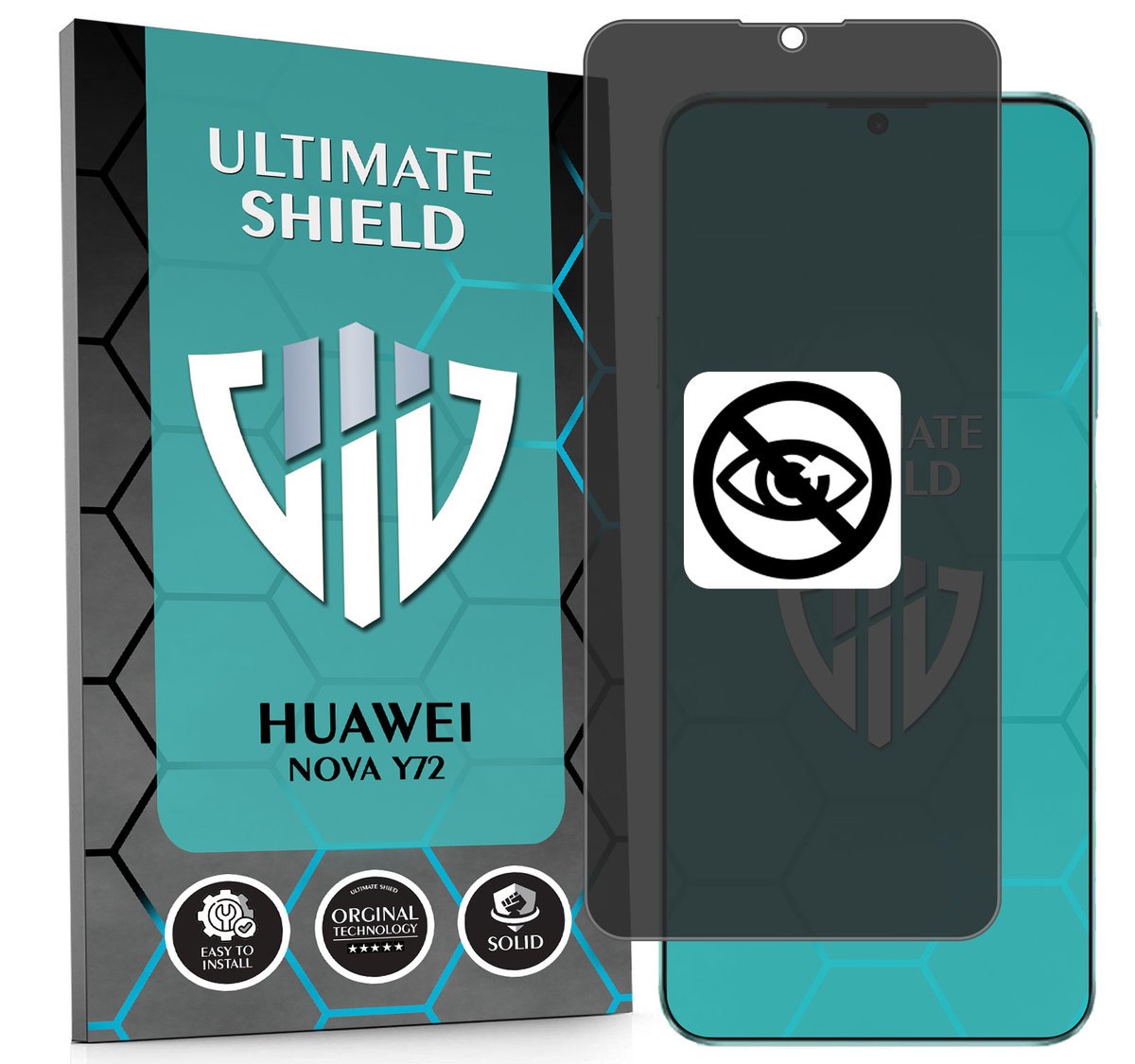 NAJLEPSZA FOLIA 5D ANTYSZPIEGOWSKA DO HUAWEI NOVA Y72 HYDROŻELOWA MATOWA