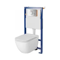 Stelaże i zestawy podtynkowe do WC - Zestaw Podtynkowy Wc Cobe Tech Line Opti - miniaturka - grafika 1