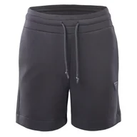 Spodenki damskie - Damskie Spodenki GUESS ELLY SHORTS V2YD10KAMN2-JBLK – Czarny - miniaturka - grafika 1