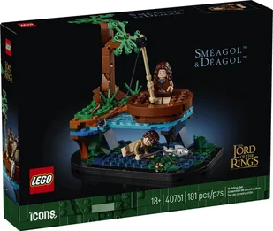 Lego Iconic 40761 Władca Pierścieni: Sméago I Déag - Klocki - miniaturka - grafika 1