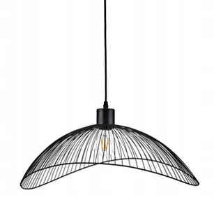 Oprawa sufitowa Reto 1, 1*E27, IP20, śr. 40 cm, pojedyncza, czarna, Gtv - Lampy sufitowe - miniaturka - grafika 1