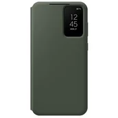 Etui i futerały do telefonów - Samsung Smart View Wallet Case do Galaxy S23+ zielony - miniaturka - grafika 1