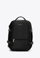 Plecaki - Wielofunkcyjny plecak podróżny 2w1 czarny - miniaturka - grafika 1