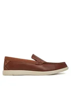 Mokasyny męskie - Clarks Mokasyny Bratton Loafer 26181279 Brązowy - miniaturka - grafika 1