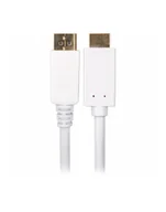 Akcesoria do monitorów - Sharkoon adapter cable Displayport 1.2 > HDMI 4K Kolor: BIAŁY, 3 meters 4044951037728 - miniaturka - grafika 1