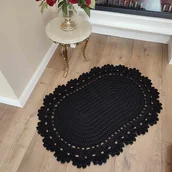 Dywany - Dywan owalny ze sznurka 70cmx100cm - miniaturka - grafika 1