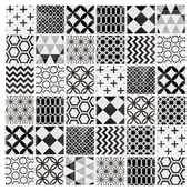 Płytki ceramiczne - Mozaika Shaker Decor 30 x 30 Artens - miniaturka - grafika 1