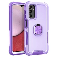 Etui i futerały do telefonów - Do Samsung Galaxy A54 5G Obrotowy pierścień z podpórką Etui na telefon PC + silikonowa osłona odporna na zarysowania Jasny fiolet - miniaturka - grafika 1