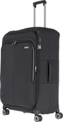 Walizki - Walizka duża Travelite Priima 79 cm czarna - miniaturka - grafika 1